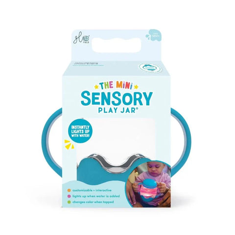 Glo Pals - Mini Sensory Play Jar - Blue Lagoon