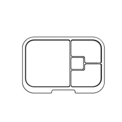 Munchbox - Extra Trays - Mini 4 - Clear Tray