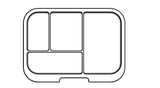 Munchbox - Extra Trays - Mega 4 - Clear Tray