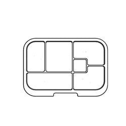 Munchbox - Extra Trays - Maxi 6 - Clear Tray