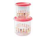 SugarBooger Snack Containers Large Set-of-Two