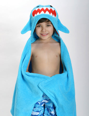 Zoocchini Sherman The Shark Toddler Towel
