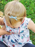 Baby Wisp Headband 3 pack Hand Tied Faux Suede Bows Gift Set