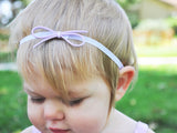 Baby Wisp Headband 5 pack Ultra Skinny Faux Suede Bows Gift Set