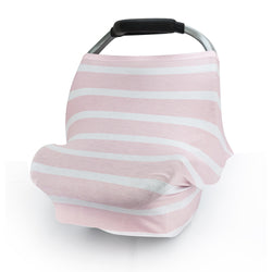 CarSeat Canopy Stretch Covers-Pink Stripe