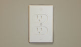 Qdos Universal Self-Closing Outlet Cover 3 pack White