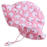 Jan and Jul by Twinklebelle Grow-With-Me Sun Hat - Pink Apple