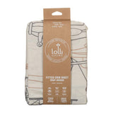 Lolli Living Crib Fitted Sheets - Aeroplanes Print