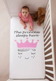 Luv Bug Little Dreamer Waterproof Crib Sheet Princess
