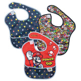 Bumkins Superbib 3 Pack -Super Mario Power Up