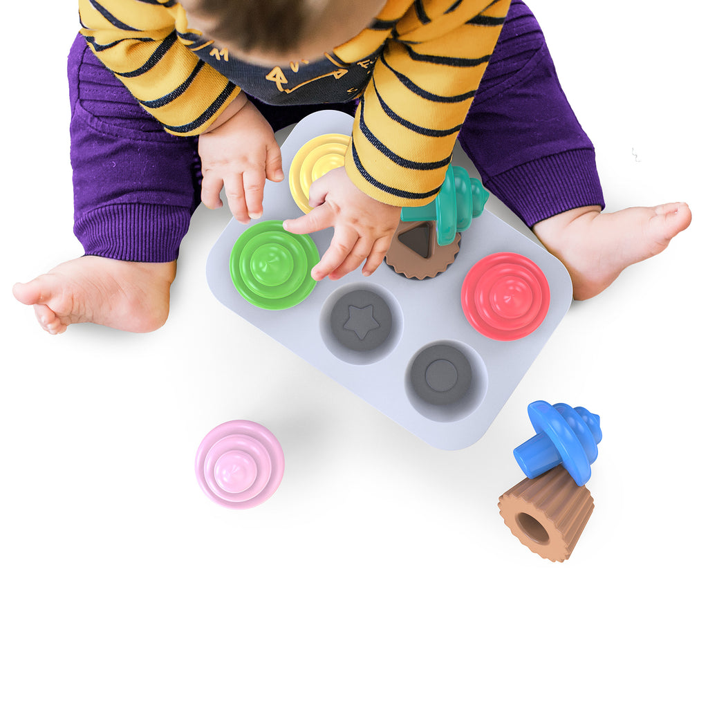 Bright Starts - Sort and Sweet Cupcake Shape Sorting Activity – Forever ...