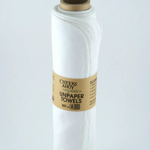 Cheeks Ahoy - Organic Unpaper Towels - Single Ply