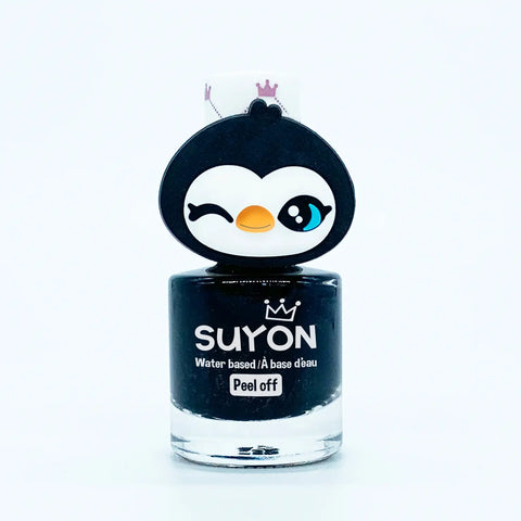 Suyon - Penguin Ring Nail Polish - Black and Gold