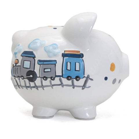 Child To Cherish Choo Choo Transportation Piggy Bank