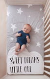 Luv Bug Little Dreamer Waterproof Crib Sheet Sweet Dreams