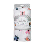Lulujo Swaddle Blanket Muslin Cotton - Butterfly