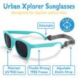 Jan and Jul - Black-  Urban Xplorer Sunglasses