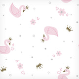 Lulujo Swaddle Blanket Muslin Cotton - Swan