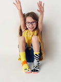 Pals Socks Lion and Zebra Kids Collectable Mismatched Jungle Animal Socks