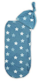 Itzy Ritzy Swaddle Cocoon and Hat Set Blue Stars