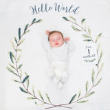 Lulujo Baby’s First Year Hello World Wreath