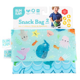 Bumkins - Small Snack Bag 2 Pk - Ocean Life