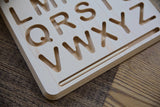 Begin Again - Wooden Alphabet Tracing Board with Stylus