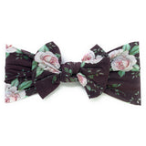 Baby Wisp - Headband Nylon Bow - Stormy