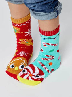 Pals Socks - Candy Cane and Gingerbread