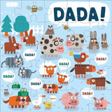 Mudpuppy Your First Words Will be Dadda 25 Jumbo Piece Puzzle