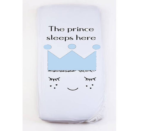 Luv Bug Little Dreamer Waterproof Crib Sheet Prince