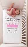 Luv Bug Little Dreamer Waterproof Crib Sheet Princess