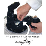 Zippyjamz Galaxy Love - Navy Babysuit Footed