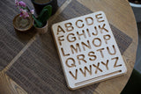 Begin Again - Wooden Alphabet Tracing Board with Stylus