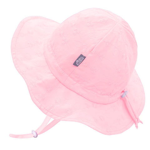 Jan and Jul Cotton Floppy Hat - Pink Daisy