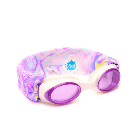 Splash Swim Goggles - Pastel Swirl