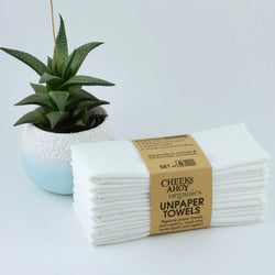 Cheeks Ahoy - Organic Unpaper Towels Single Ply - Folded