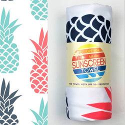 Luv Bug Full Size UPF 50+ Sunscreen Towel Pineapple