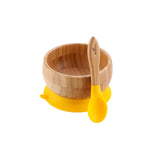 Avanchy Baby Bamboo Stay Put Suction Bowl and Spoon