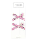 Ribbies - Liberty of London Schoolgirl Bows - Mitsi Pink