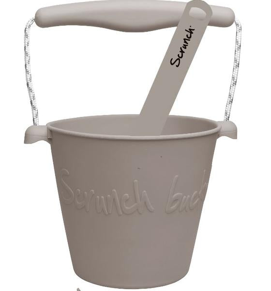 Scrunch Bucket and Spade - Warm Grey