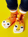 Pals Socks Monkey and Giraffe Mismatched Socks
