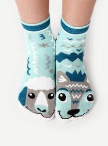 Pals Socks Wolf and Sheep Pals Artist Series Kids Mismatched Animal Socks