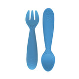 Ezpz Mini Utensils Fork & Spoon in Blue