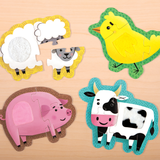 Mudpuppy Farm Animals My First Touch and Feel Puzzle