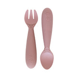 EzPz Mini Utensils Fork & Spoon in Blush