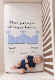 Luv Bug Little Dreamer Waterproof Crib Sheet Prince