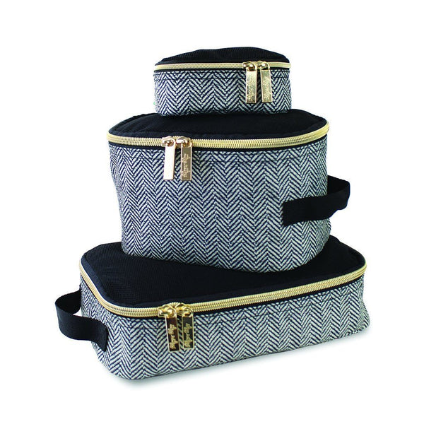 Itzy Ritzy Packing Cubes Coffee and Cream