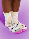 Pals Socks Horse and Alpaca Kids Collectable Mismatched Animal Socks