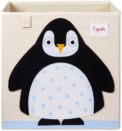 3 Sprouts Penguin Storage Box